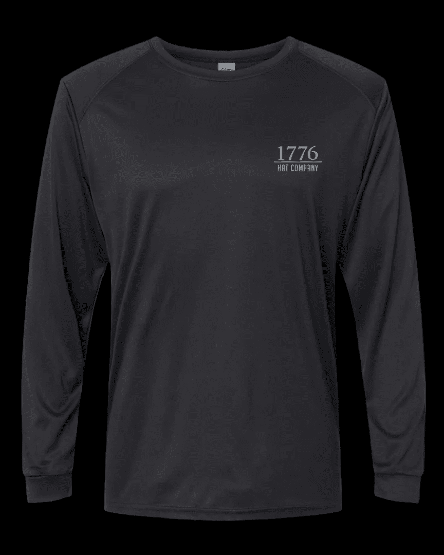 A long sleeve shirt with the words " 1 2 0 " on it.