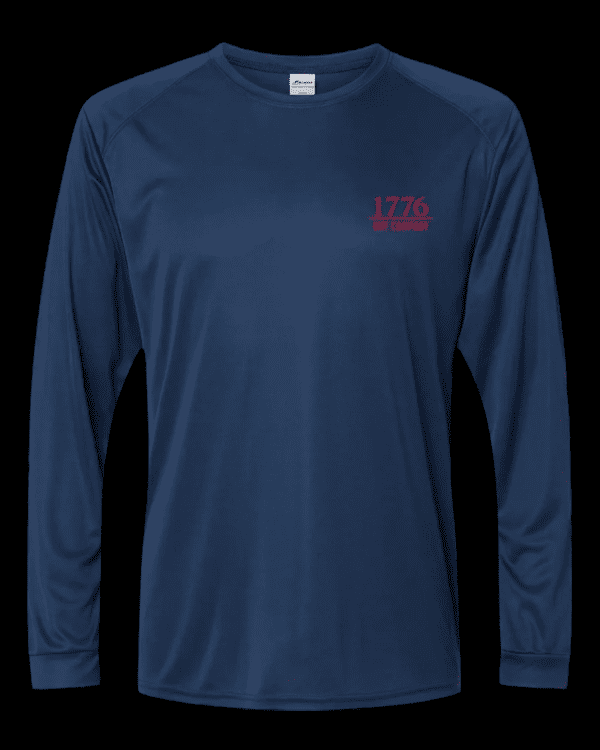 A long sleeve shirt with the logo of the university of louisiana at lafayette.