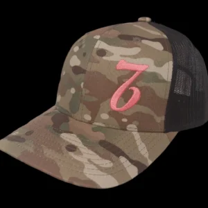 A hat with the number seven on it.