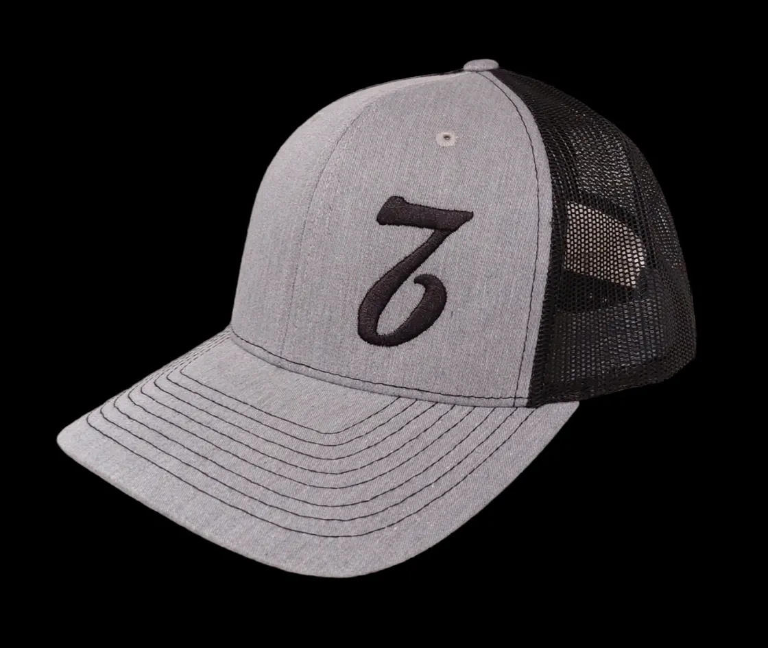 A hat with the number seven on it.