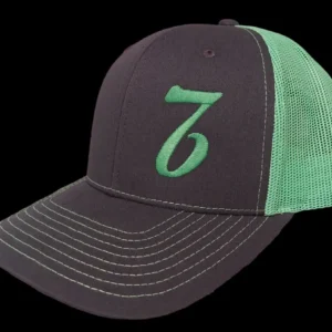 A hat with the letter z on it.