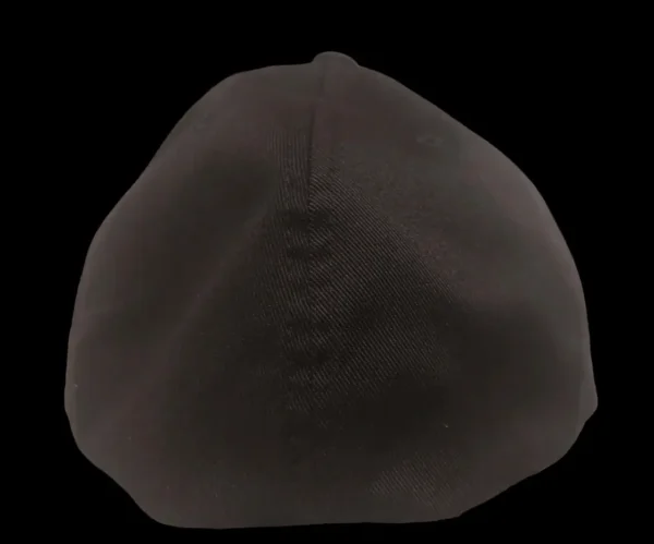 A picture of the back of a hat.